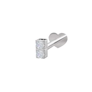 Nordahl piercing smykke - Pierce52, sølv med zirkonia - 314 004CZ9